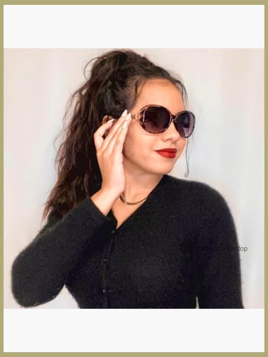 Polarized Sunglasses for Women Oversized Retro Style UV Protection main image 5